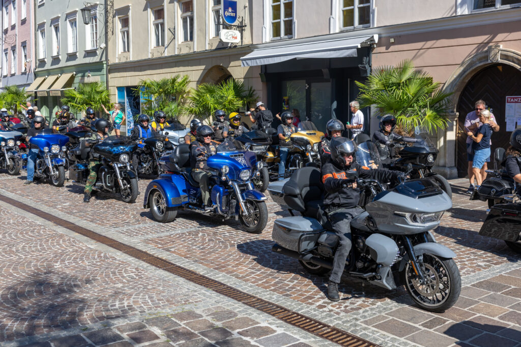 Harley Davidson Charity Tour in St.Veit hd charity tour stopp in st.veit 123