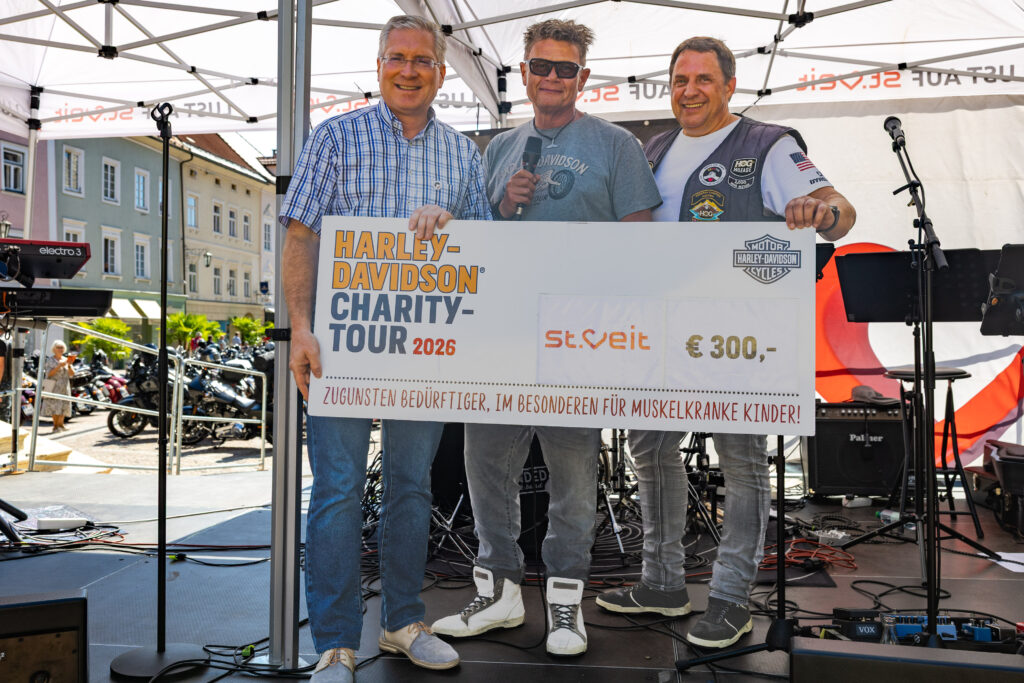 Harley Davidson Charity Tour in St.Veit hd charity tour stopp in st.veit 87