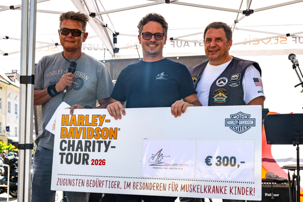 Harley Davidson Charity Tour in St.Veit hd charity tour stopp in st.veit 92