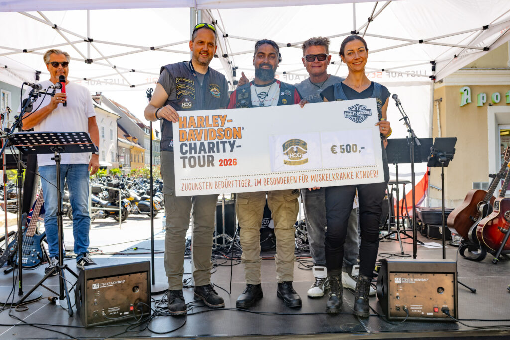 Harley Davidson Charity Tour in St.Veit hd charity tour stopp in st.veit 93