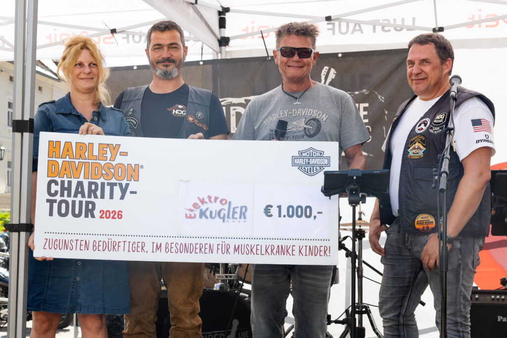 Harley Davidson Charity Tour in St.Veit hd charity tour stopp in st.veit 97